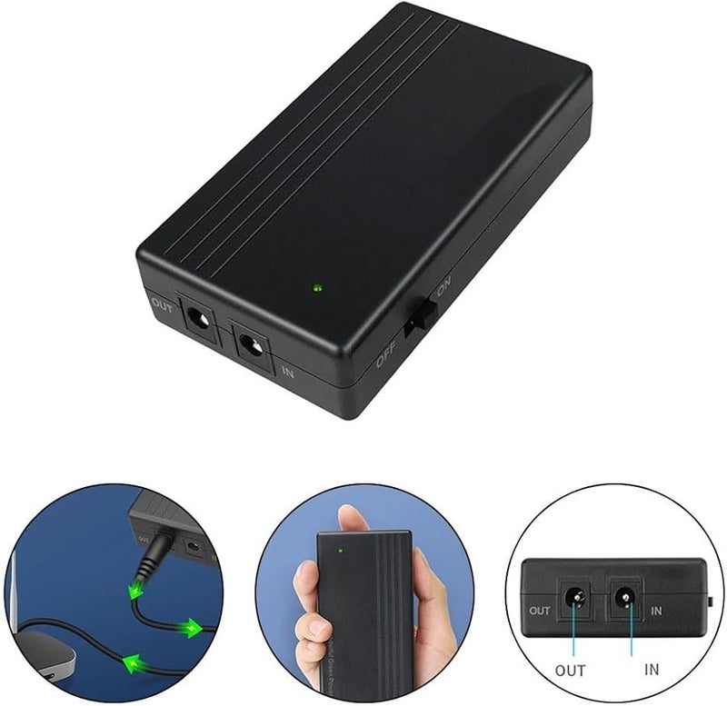 7800mAh Portable UPS Uninterruptible Power Supply Battery Backup 24W 12V 2A - Image 5